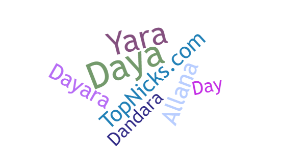 Nicknames for Dayara