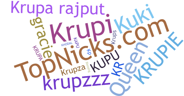 Nicknames for Krupa