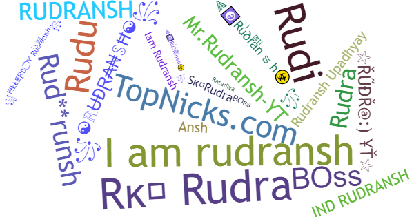 Nicknames for Rudransh