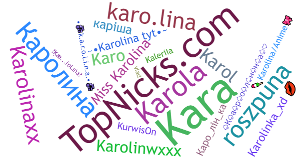 Nicknames for Karolina