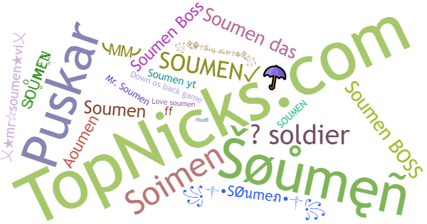 Nicknames for Soumen