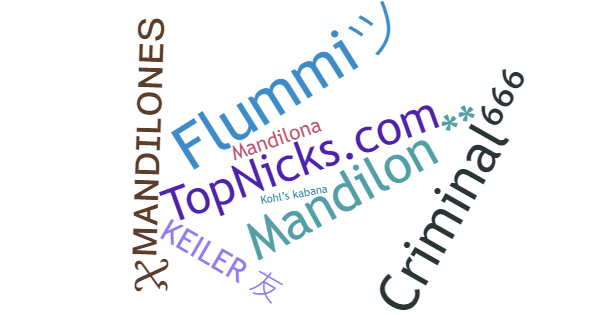 Nicknames for Mandilones