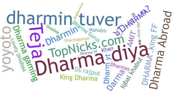 Nicknames for Dharma