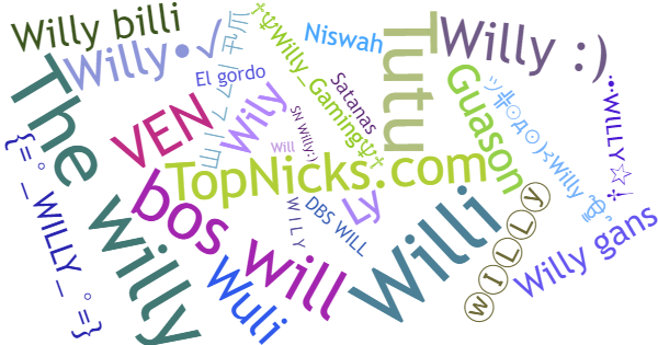 Nicknames for Willy