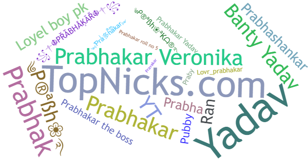 Nicknames for Prabhakar