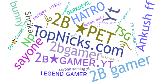 Nicknames for 2BGAMERYT