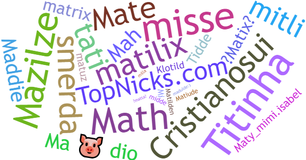 Nicknames for MATILDE